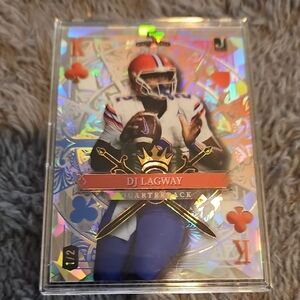 1/2  Wild Card Stacked Deck DJ Lagway Quarterback Trading Card